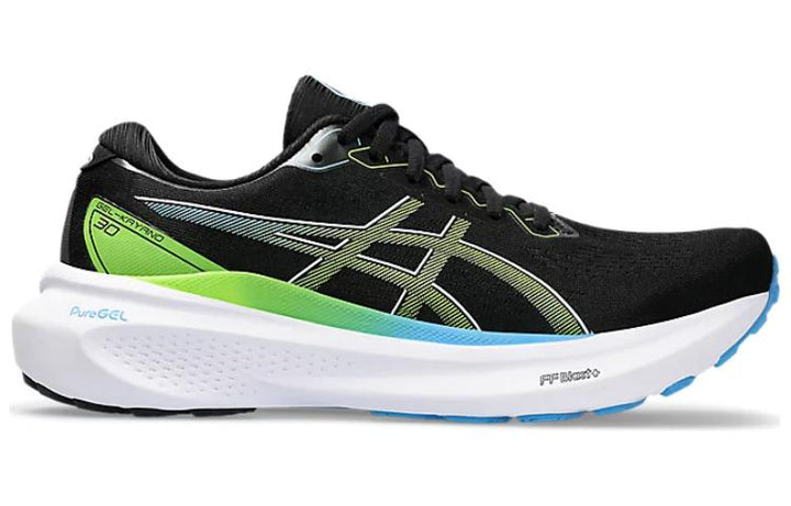 ASICS GEL-KAYANO 30 BLACK ELECTRIC LIME