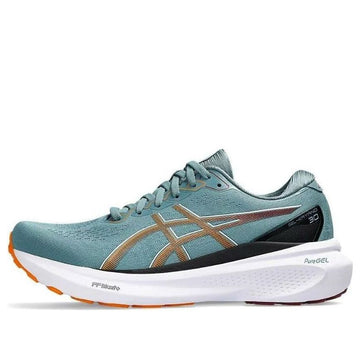 ASICS GEL-KAYANO 30 FOGGY TEAL BRIGHT ORANGE — Stock