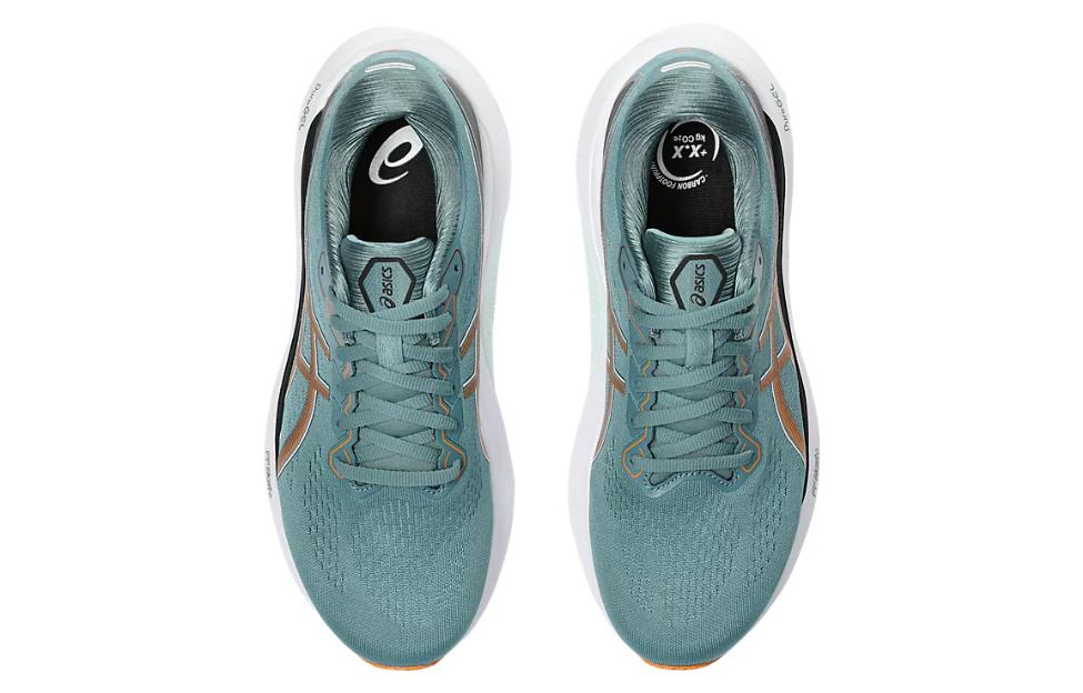 ASICS GEL-KAYANO 30 FOGGY TEAL BRIGHT ORANGE
