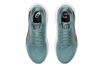 ASICS GEL-KAYANO 30 FOGGY TEAL BRIGHT ORANGE — Stock