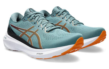ASICS GEL-KAYANO 30 FOGGY TEAL BRIGHT ORANGE — Stock