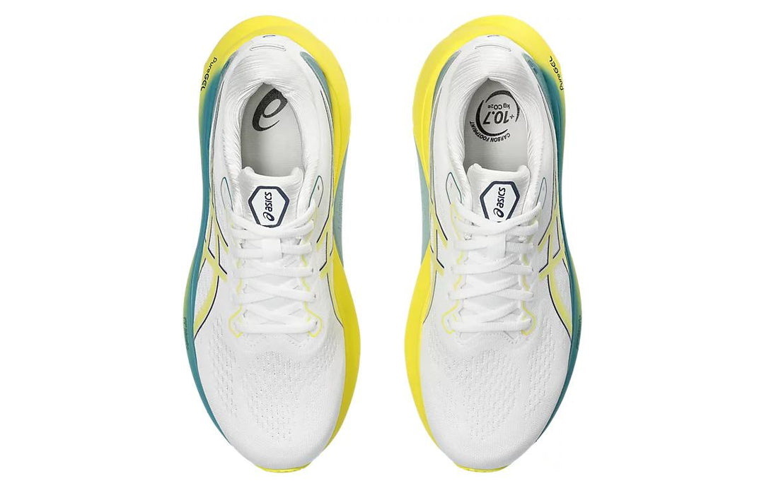 ASICS GEL-KAYANO 30 WHITE BRIGHT YELLOW