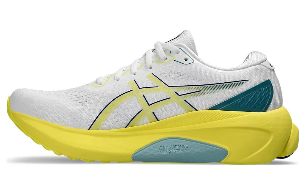 ASICS GEL-KAYANO 30 WHITE BRIGHT YELLOW