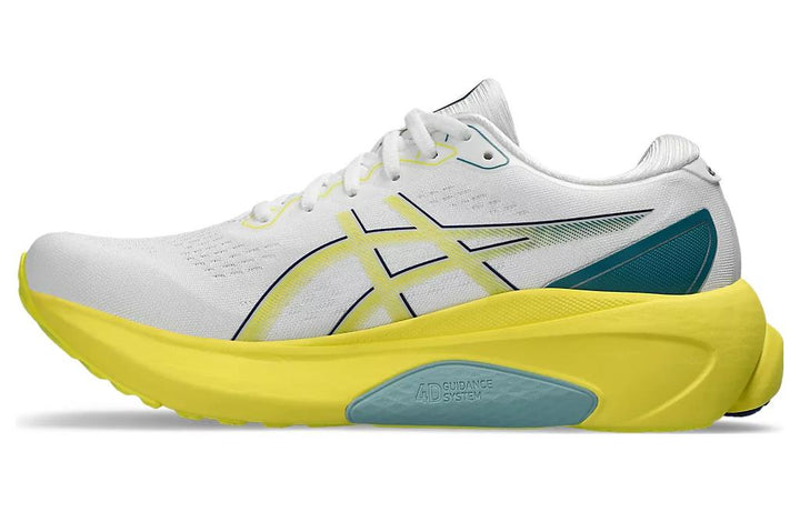 ASICS GEL-KAYANO 30 WHITE BRIGHT YELLOW
