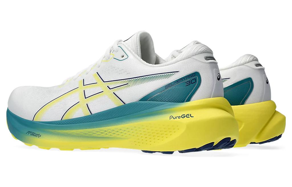 ASICS GEL-KAYANO 30 WHITE BRIGHT YELLOW