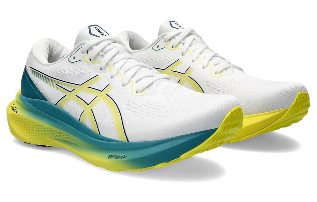 ASICS GEL-KAYANO 30 WHITE BRIGHT YELLOW