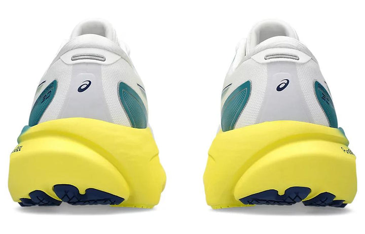 ASICS GEL-KAYANO 30 WHITE BRIGHT YELLOW