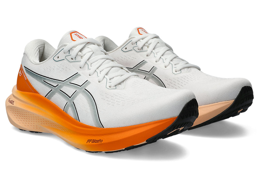 ASICS GEL-KAYANO 30 WHITE OCEAN HAZE ORANGE