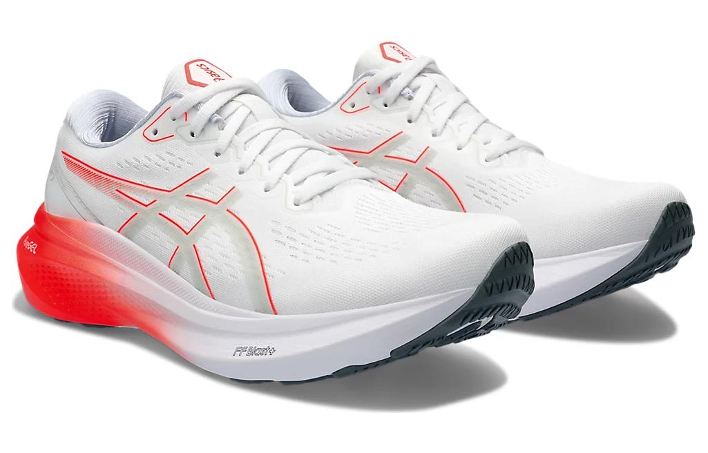 ASICS GEL-KAYANO 30 WHITE SUNRISE RED