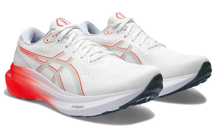 ASICS GEL-KAYANO 30 WHITE SUNRISE RED