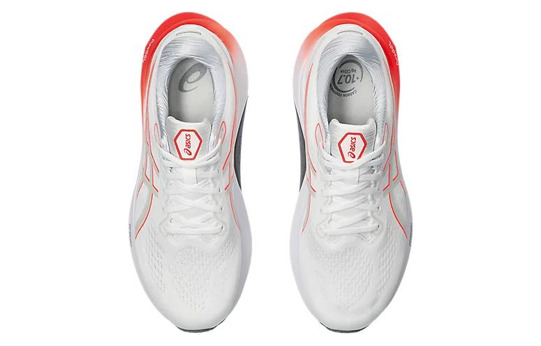 ASICS GEL-KAYANO 30 WHITE SUNRISE RED