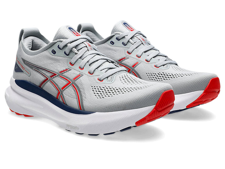 ASICS GEL-KAYANO 31 PIEDMONT GREY FIERY RED