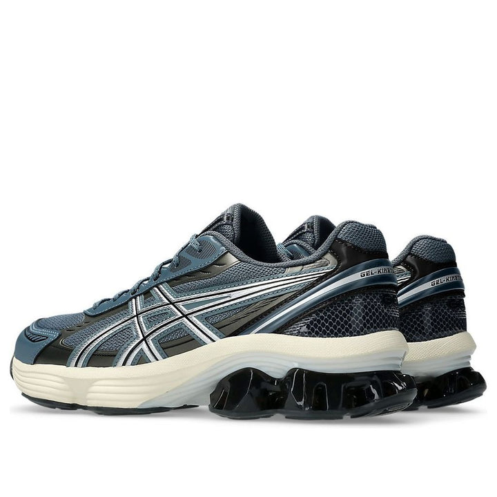 ASICS GEL-KINETIC FLUENT CARRIER GREY PURE SILVER BLUE