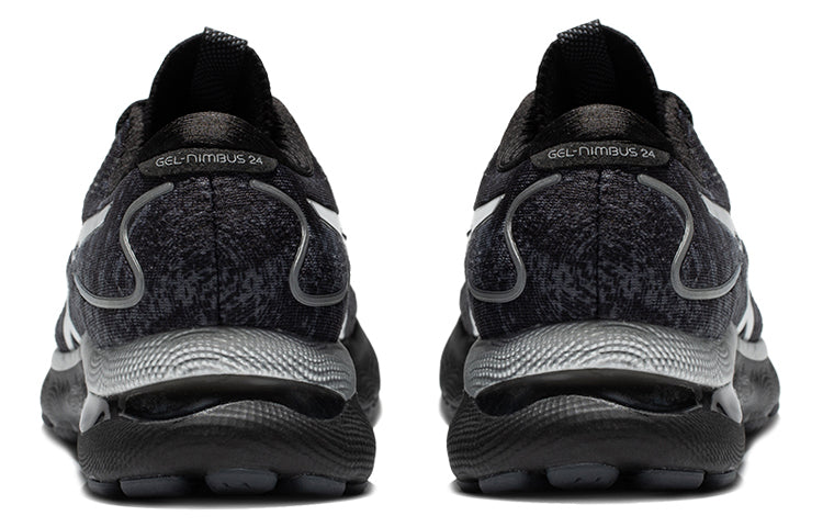 ASICS GEL-NIMBUS 24 PLATINUM BLACK WOMENS