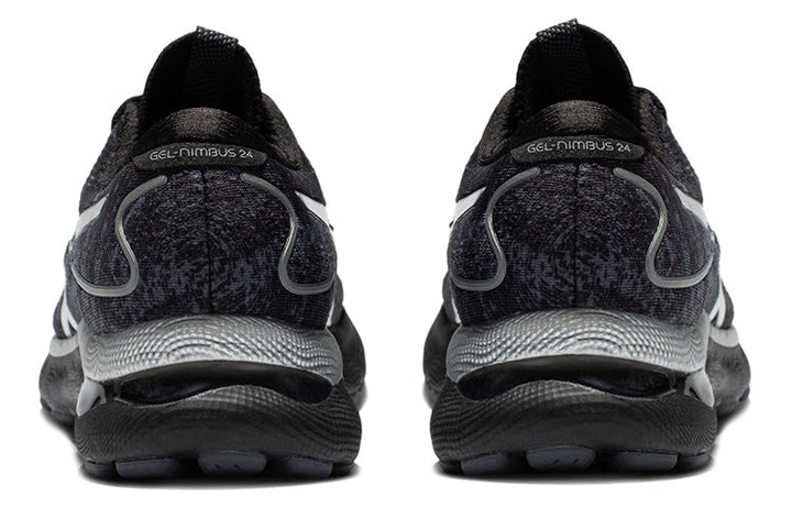 ASICS GEL-NIMBUS 24 PLATINUM BLACK WOMENS