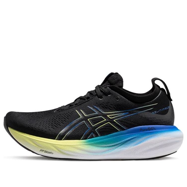 ASICS GEL-NIMBUS 25 BLACK GLOW YELLOW