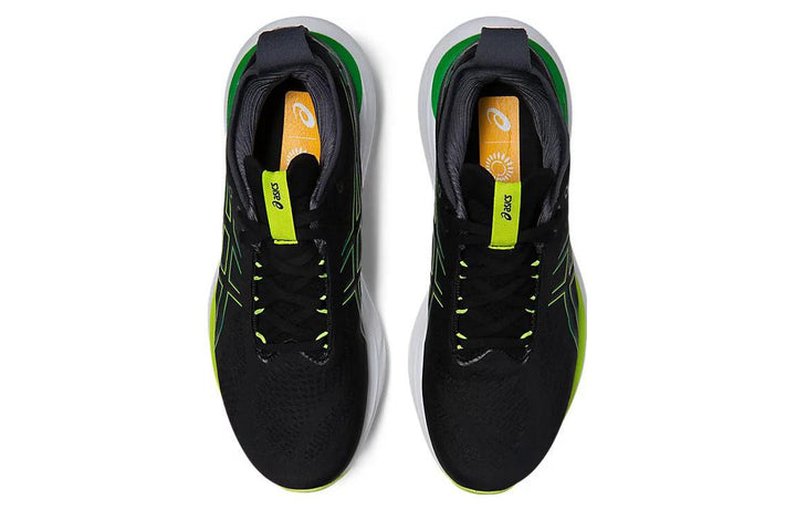 ASICS GEL-NIMBUS 25 BLACK LIME ZEST