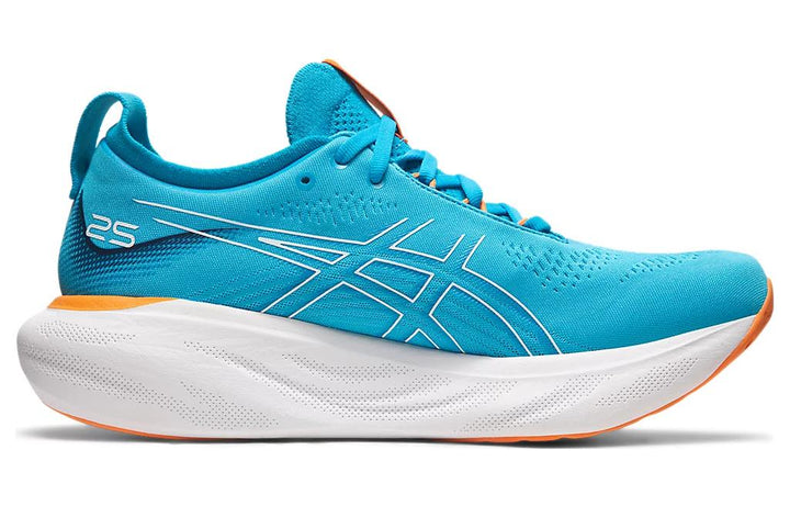 ASICS GEL-NIMBUS 25 ISLAND BLUE SUN PEACH
