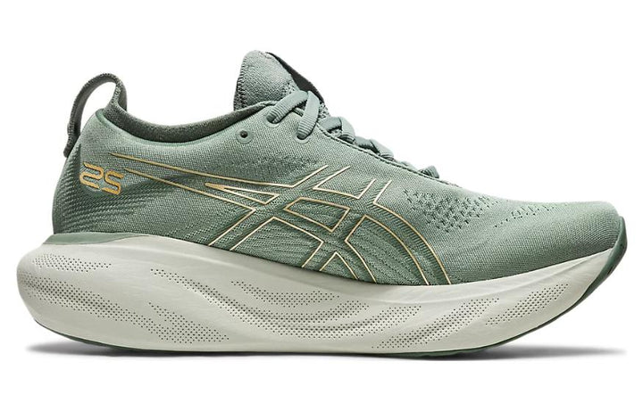 ASICS GEL-NIMBUS 25 SLATE GREY CHAMPAGNE WOMENS