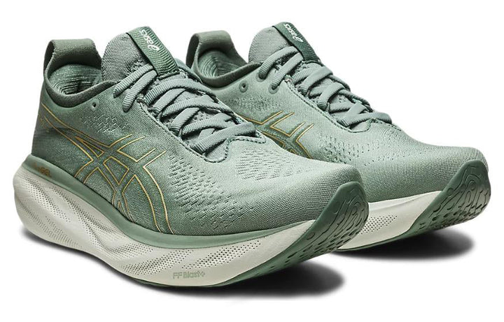 ASICS GEL-NIMBUS 25 SLATE GREY CHAMPAGNE WOMENS