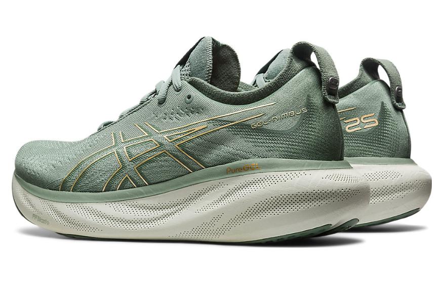 ASICS GEL-NIMBUS 25 SLATE GREY CHAMPAGNE WOMENS