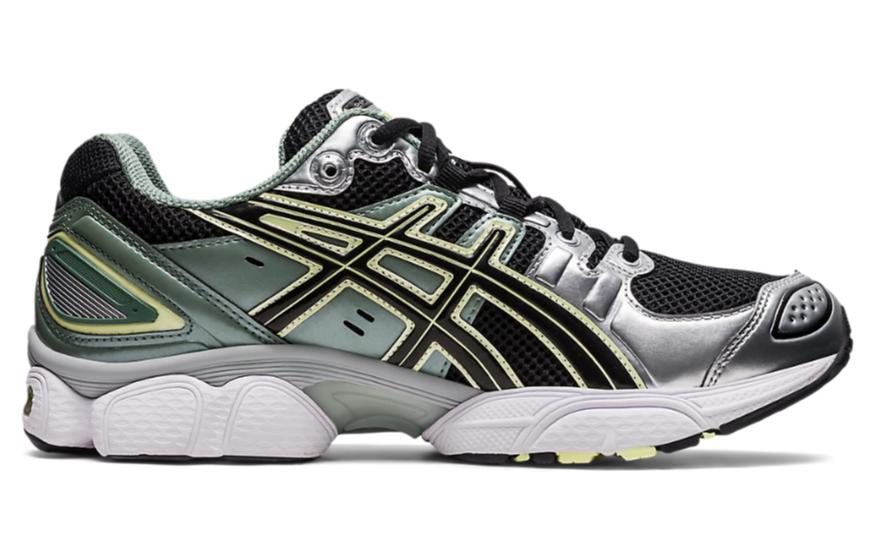 ASICS GEL-NIMBUS 9 BLACK GREEN YELLOW SILVER