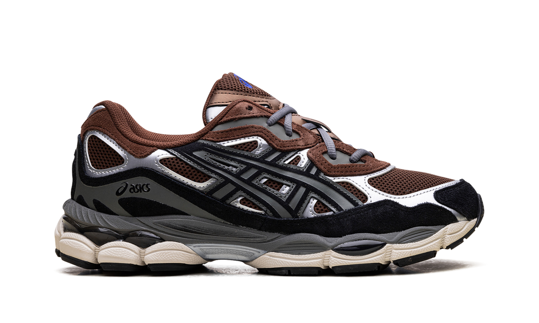 ASICS GEL-NYC REDDISH BROWN STEEPLE GREY