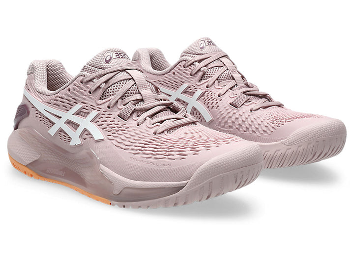 ASICS GEL-RESOLUTION 9 WATERSHED ROSE WHITE WOMENS