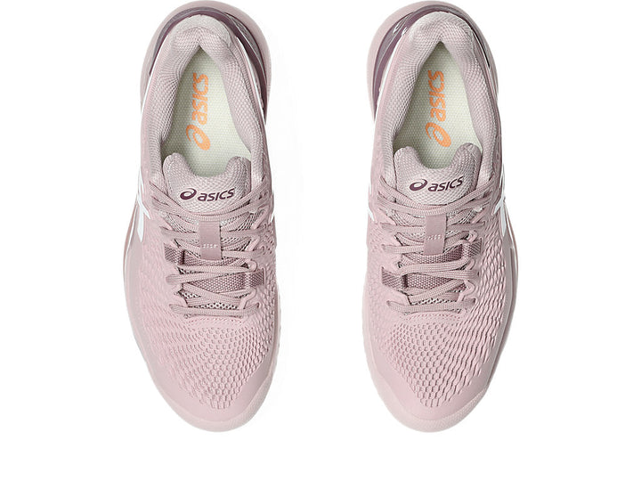 ASICS GEL-RESOLUTION 9 WATERSHED ROSE WHITE WOMENS