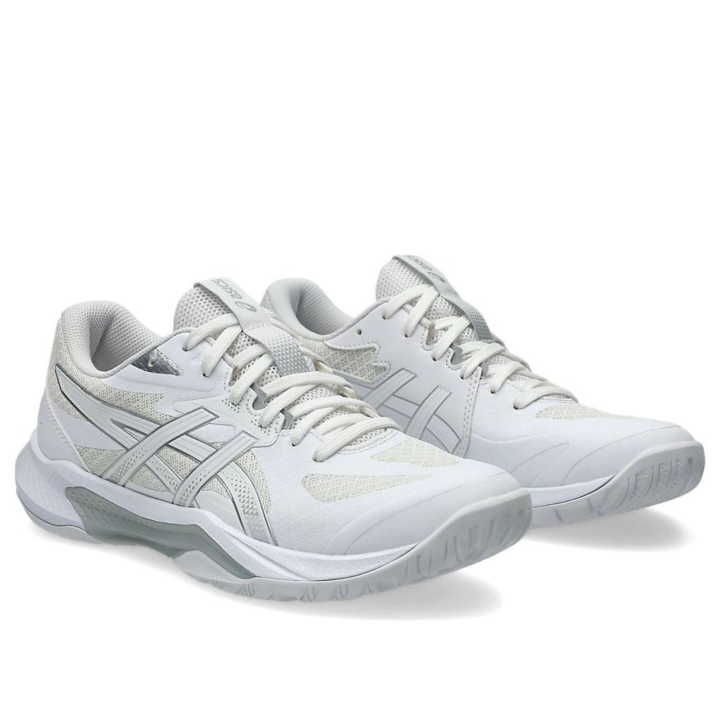 ASICS GEL-TACTIC 13 WHITE PURE SILVER WOMENS