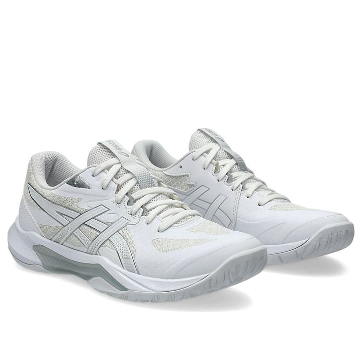 ASICS GEL-TACTIC 13 WHITE PURE SILVER WOMENS