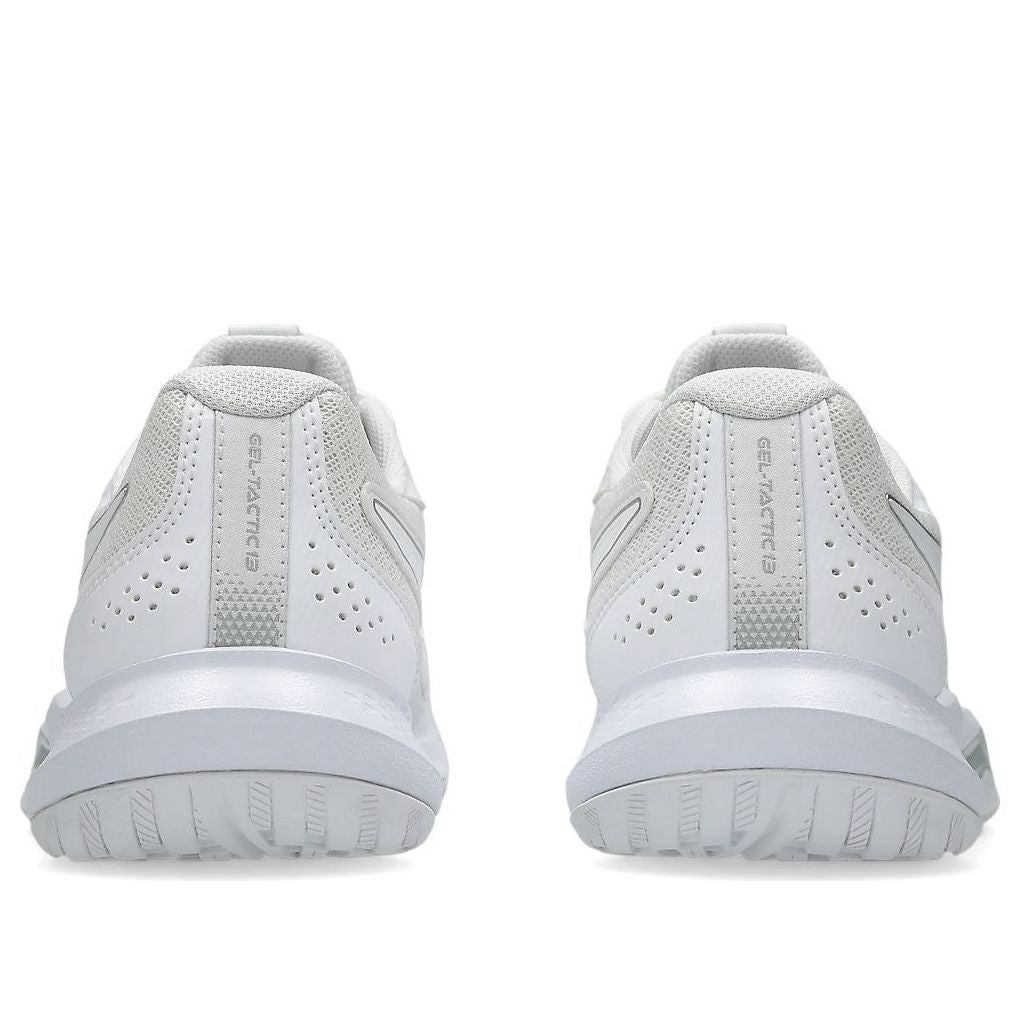 ASICS GEL-TACTIC 13 WHITE PURE SILVER WOMENS