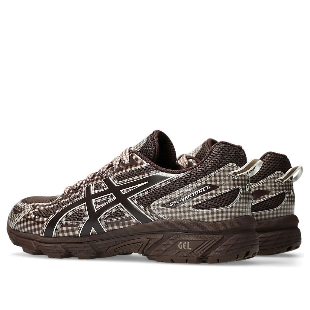 ASICS GEL-VENTURE 6 STORY MFG. REDDISH BROWN GINGHAM
