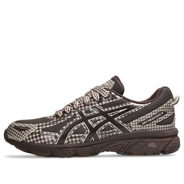 ASICS GEL-VENTURE 6 STORY MFG. REDDISH BROWN GINGHAM — Stock