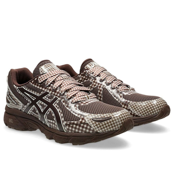 ASICS GEL-VENTURE 6 STORY MFG. REDDISH BROWN GINGHAM