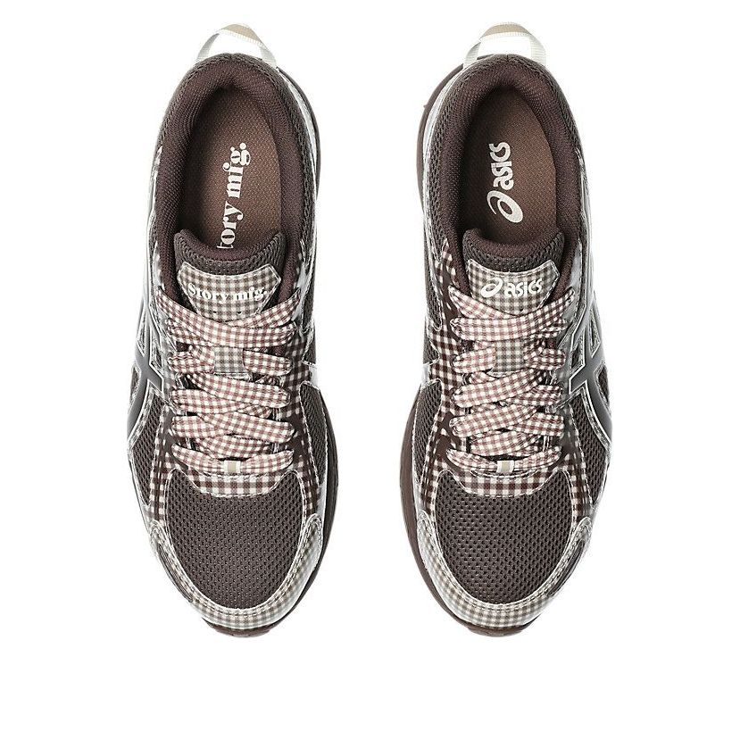 ASICS GEL-VENTURE 6 STORY MFG. REDDISH BROWN GINGHAM