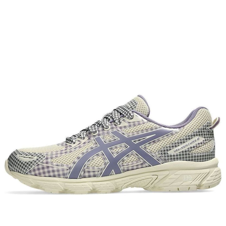 ASICS GEL-VENTURE 6 STORY MFG. VANILLA VIOLET QUARTZ GINGHAM