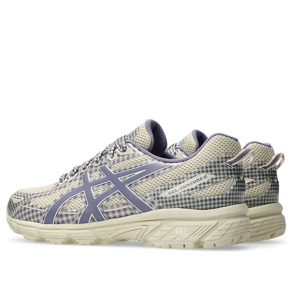 ASICS GEL-VENTURE 6 STORY MFG. VANILLA VIOLET QUARTZ GINGHAM