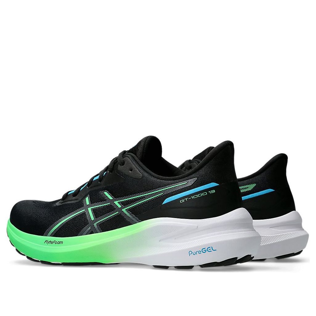 ASICS GT-1000 13 BLACK DIGITAL AQUA