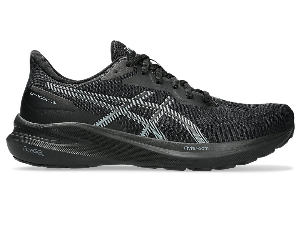 ASICS GT-1000 13 BLACK STEEL GREY