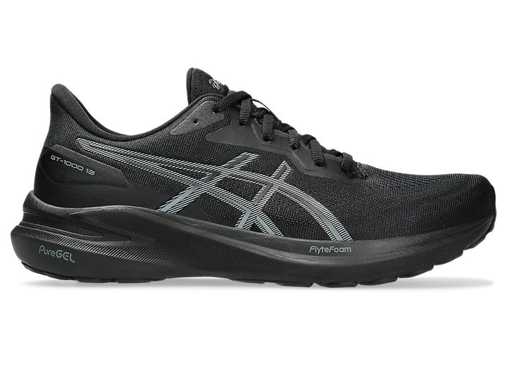 ASICS GT-1000 13 BLACK STEEL GREY