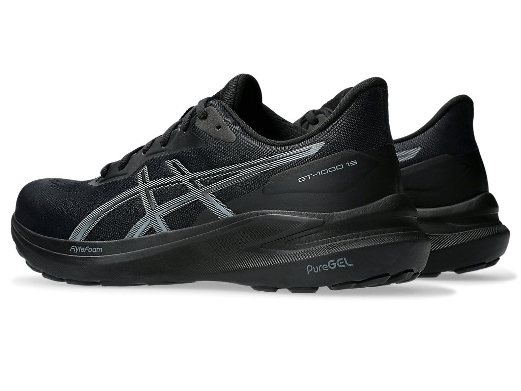 ASICS GT-1000 13 BLACK STEEL GREY