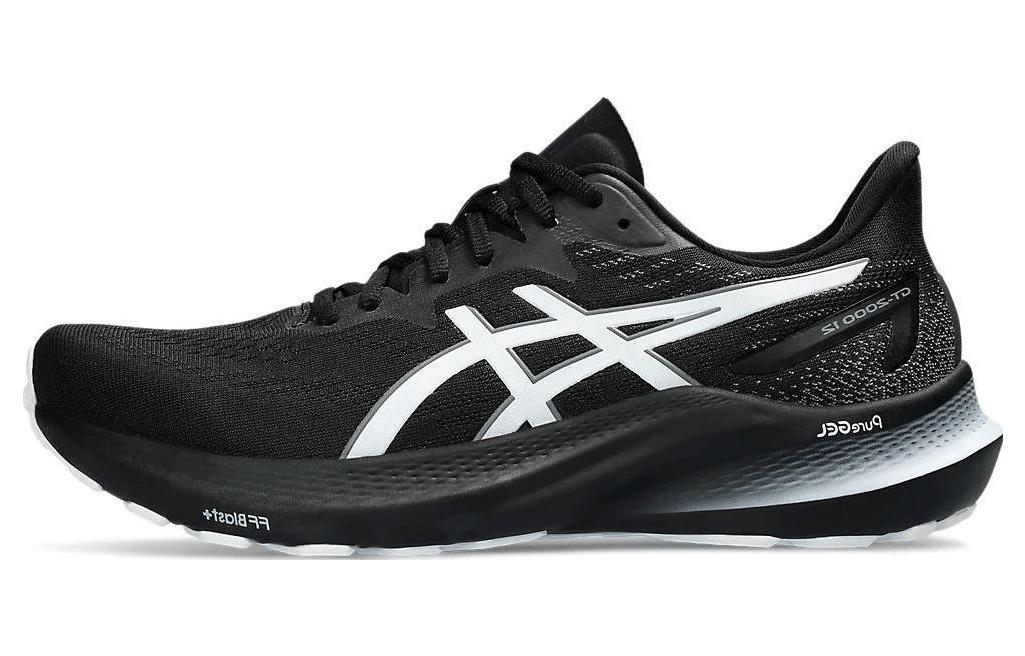 ASICS GT-2000 12 BLACK WHITE