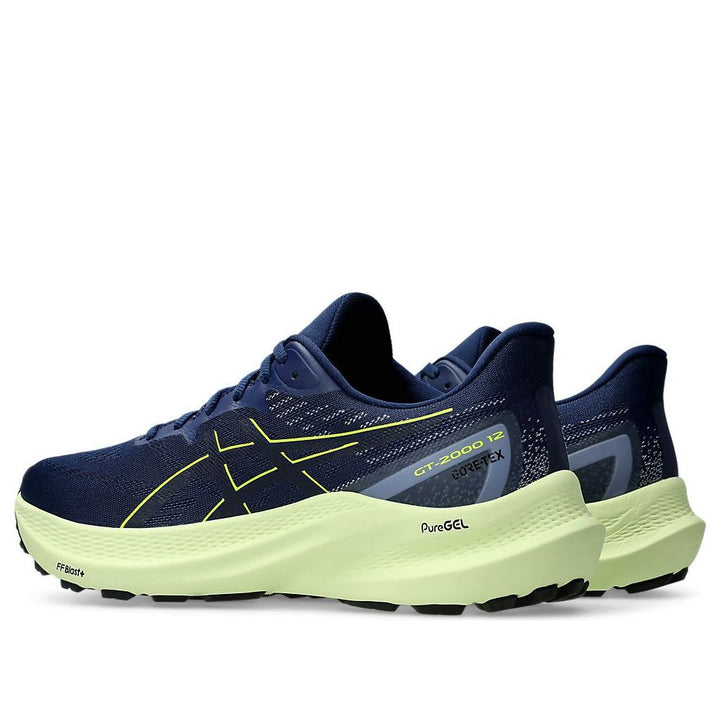ASICS GT-2000 12 GTX BLUE EXPANSE SAFETY YELLOW
