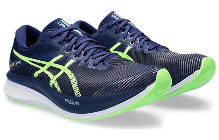 ASICS MAGIC SPEED 3 BLUE EXPANSE ILLUMINATE GREEN
