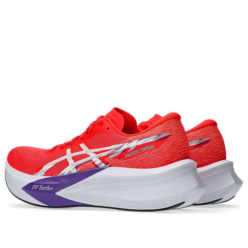 ASICS MAGIC SPEED 4 FLASH RED WHITE WOMENS