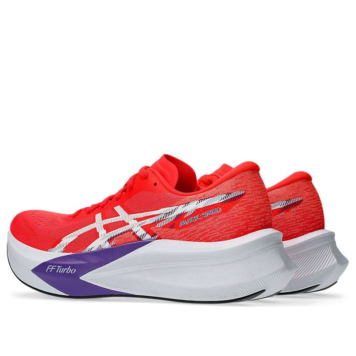 ASICS MAGIC SPEED 4 FLASH RED WHITE WOMENS