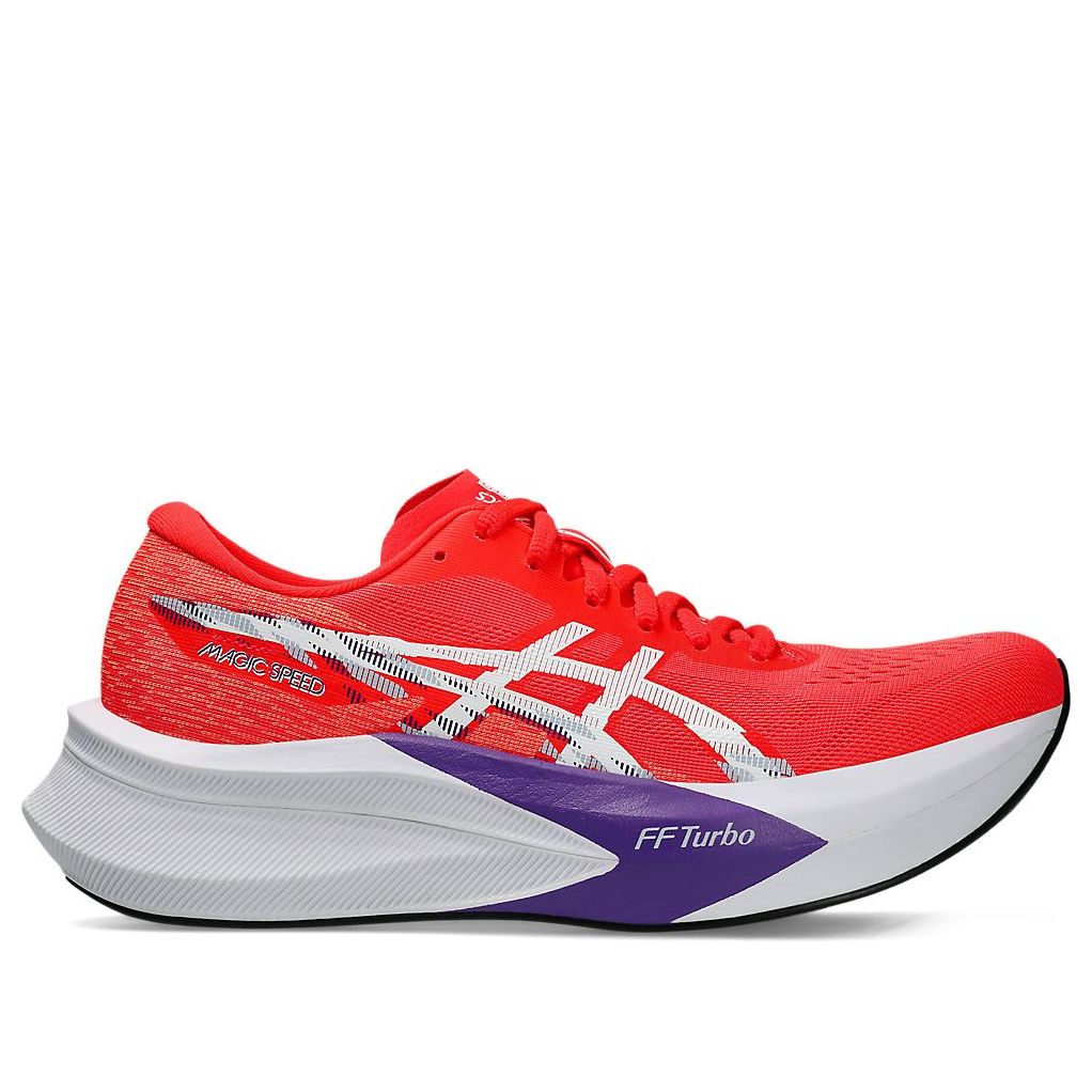 ASICS MAGIC SPEED 4 FLASH RED WHITE WOMENS