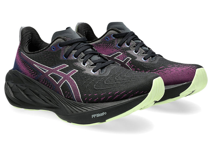 ASICS NOVABLAST 4 BLACK BLUE EXPANSE WOMENS