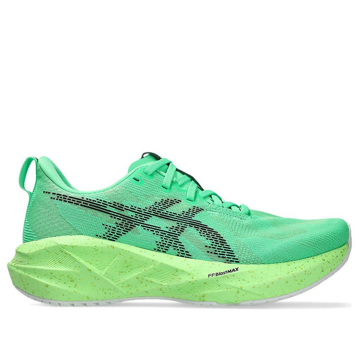 ASICS NOVABLAST 5 EKIDEN VITAL GREEN BLACK WOMENS